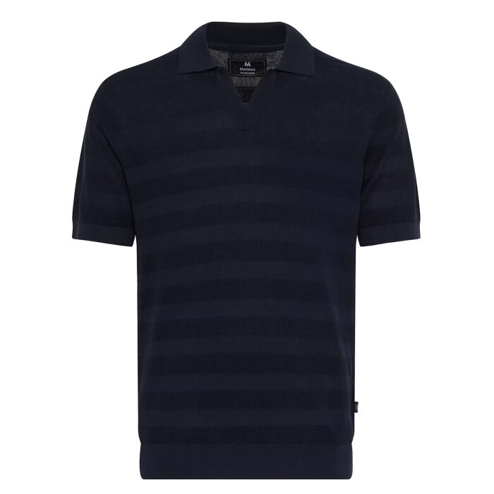 Matinique - Matinique - Polo V heritage | Polo T-shirt Dark Navy