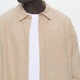 Double A by Wood Wood - Wood Wood Double A - Day striped shirt | Skjorte Doe