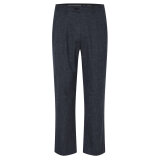 Matinique - Matinique - Weller pleat pants | Habitbukser Dark navy mel