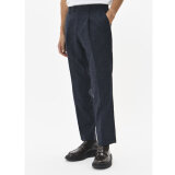 Matinique - Matinique - Weller pleat pants | Habitbukser Dark navy mel