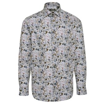 Matinique - Matinique - Marc print shirt | Skjorte Mørkeblå