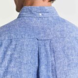 Gant - Gant - Cotton/linen shirt | K/Æ Skjorte Rich Blue