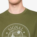 Signal - Signal - Odin front print tee | T-shirt Cypress Green