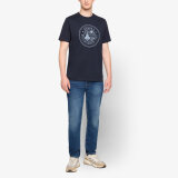 Signal - Signal - Odin front print tee | T-shirt Marineblå