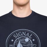 Signal - Signal - Odin front print tee | T-shirt Marineblå