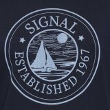 Signal - Signal - Odin front print tee | T-shirt Marineblå