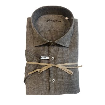 Limited Edition - Limited Edition - Linen shirt | K/Æ Hørskjorte Brown