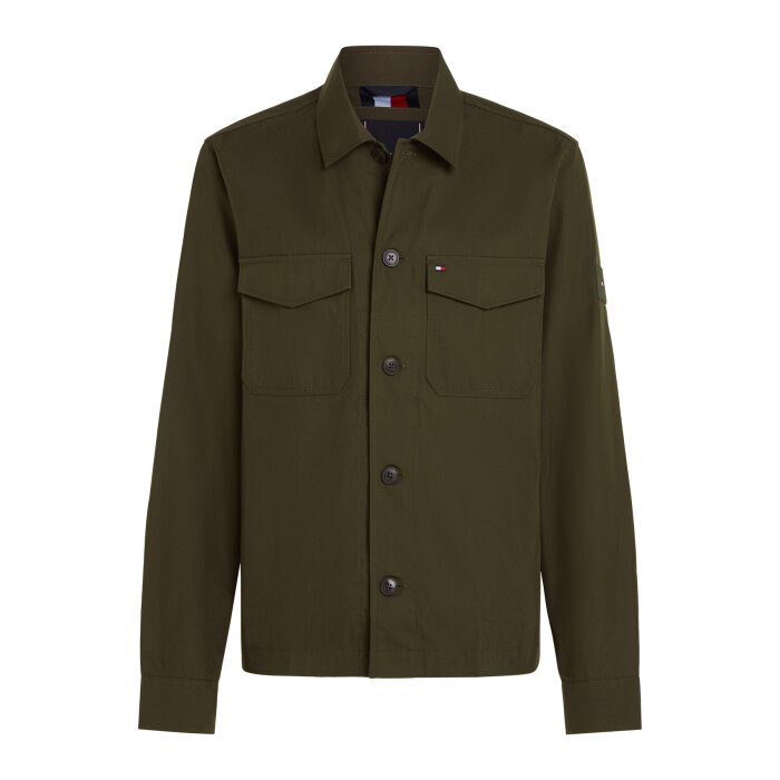 Tommy Hilfiger  - Tommy Hilfiger - Cotton nylon jacket | Jakke Army green