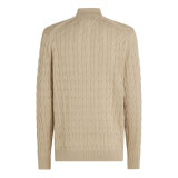 Tommy Hilfiger  - Tommy Hilfiger - Cable zip through | Cardigan sandalwood