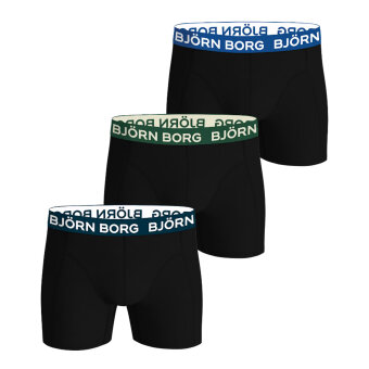 Bjørn Borg - Bjørn Borg - Cotton stretch boxer 3p | Sort