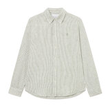 LES DEUX - Les Deux - Kristian linen shirt | Skjorte Ivory Green