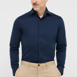 Eterna - Eterna - 2269 19 YSV1 | Slim Fit Skjorte Marineblå