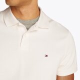 Tommy Hilfiger  - Tommy Hilfiger - Merceriseret jacquard | Polo T-shirt Ivory patal