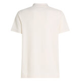 Tommy Hilfiger  - Tommy Hilfiger - Merceriseret jacquard | Polo T-shirt Ivory patal