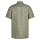 Tommy Hilfiger  - Tommy Hilfiger - Piment dyed linen shirt | K/Æ Skjorte Battle Green