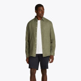 Tommy Hilfiger  - Tommy Hilfiger - Linen pigment dyed shirt | Skjorte Battle Green