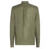 Tommy Hilfiger  - Tommy Hilfiger - Linen pigment dyed shirt | Skjorte Battle Green