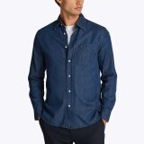 Tommy Hilfiger  - Tommy Hilfiger - lightweight denim shirt | Skjorte Dark Blue Denim