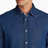 Tommy Hilfiger  - Tommy Hilfiger - lightweight denim shirt | Skjorte Dark Blue Denim