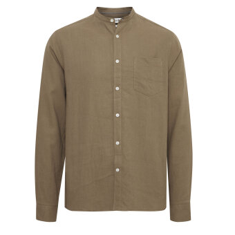 Solid - Solid - Allan linen china shirt | Skjorte Shitake