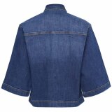 Pulz Jeans ( Dame )  - PULZ - PZKATJA SHORT JACKET | JAKKE DARK BLUE DENIM