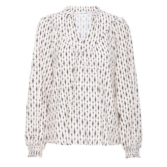 Pulz Jeans ( Dame )  - PULZ - PZSANDIE BLOUSE | SKJORTE ANTIQUE WHITE