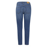 Pulz Jeans ( Dame )  - PULZ - PZKATJA HW 7/8 SKINNY | JEANS MEDIUM BLUE DENIM