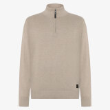 Signal - Signal - Klaus 1/2 zip | Strik Straw Beige Melange