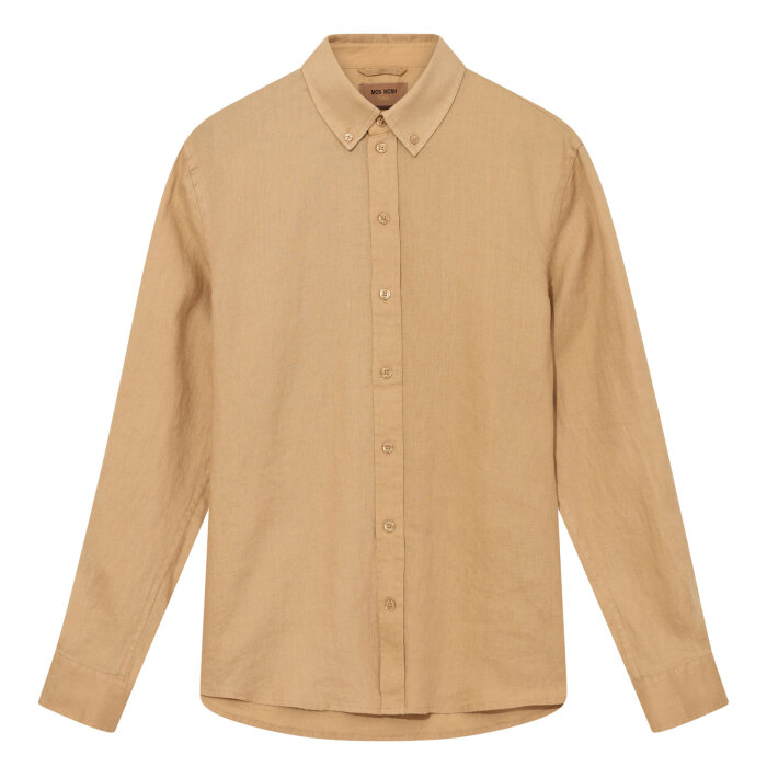 Mos Mosh Gallery - Mos Mosh - Theo linen shirt | Hørskjorte Sahara