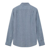 Mos Mosh Gallery - Mos Mosh - Theo linen shirt | Hørskjorte Light Blue Melange