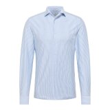 Eterna - Eterna - 2123 YSV1 14 | Slim fit Skjorte Lyseblå Stribet