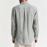 Gant - Gant - Linen shirt | Hørskjorte Kalamata Green