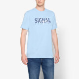 Signal - Signal - Owen print tee | T-shirt Blue placide mel