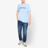 Signal - Signal - Owen print tee | T-shirt Blue placide mel