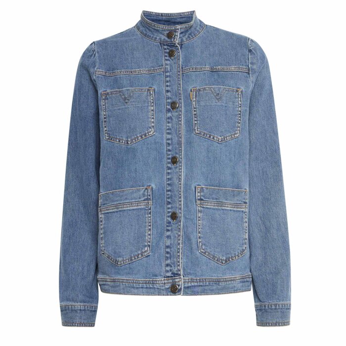 Pulz Jeans ( Dame )  - ÅULZ - PZTUBA DENIM JACKET 200005 MED