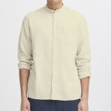 Solid - Solid - Allan linen china shirt | Skjorte Oatmeal