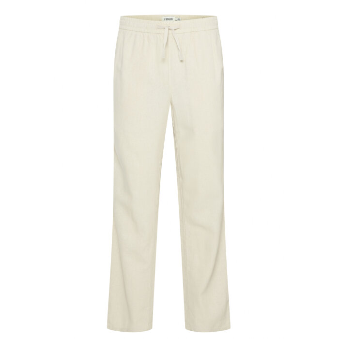 Solid - Solid - Alann linen pants | Hørbukser Oatmeal