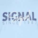 Signal - Signal - Owen print tee | T-shirt Blue placide mel