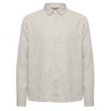 Solid - Solid - Enea Allan linen shirt | Skjorte Oatmeal