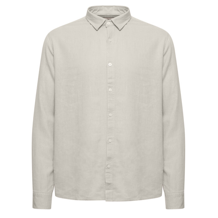 Solid - Solid - Enea Allan linen shirt | Skjorte Oatmeal