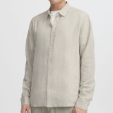 Solid - Solid - Enea Allan linen shirt | Skjorte Oatmeal