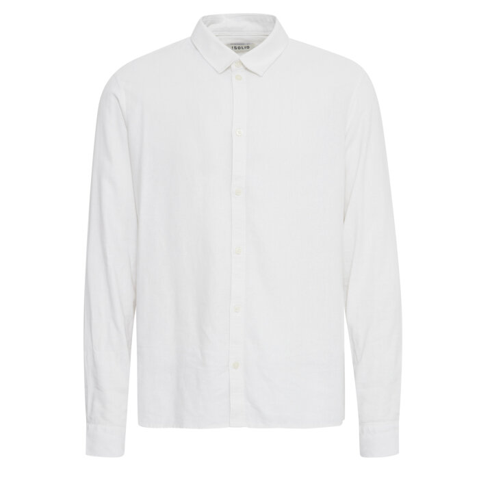 Solid - Solid - Enea Allan linen shirt | Hørskjorte White