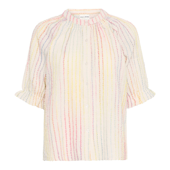 Pulz Jeans ( Dame )  - PULZ - PZDORA SHIRT | SKJORTE MULTICOLOR