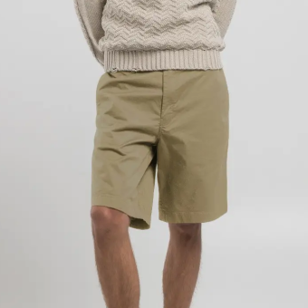 Replay  - Replay - Regular fit Twill Chino | Shorts Khaki