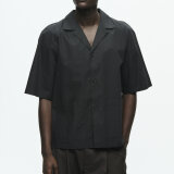Double A by Wood Wood - Wood Wood - Double A Mumphry shirt | K/Æ Skjorte Black